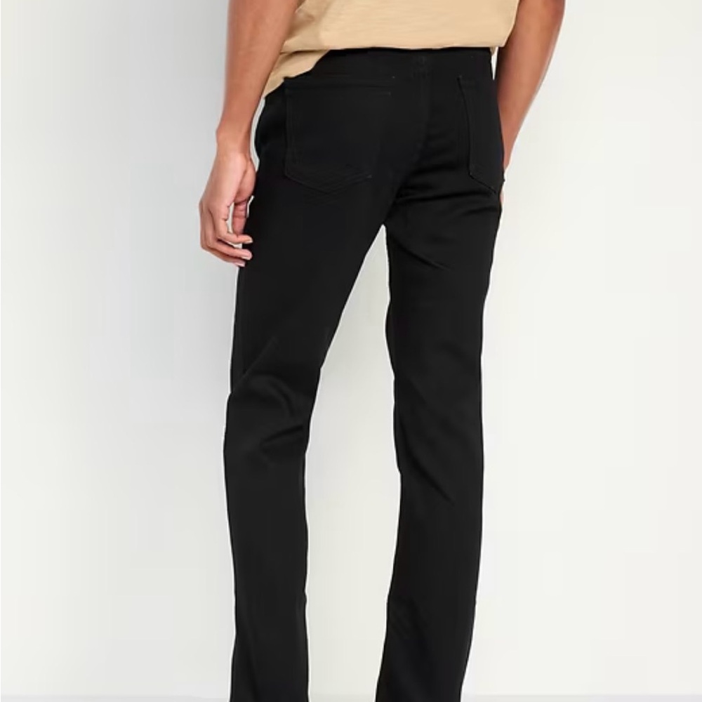 Old Navy Black Straight-Leg Jeans - Picture 2 of 7